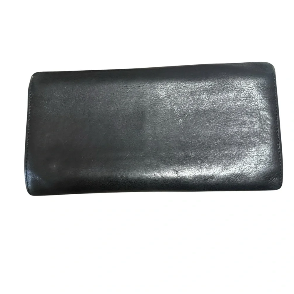 Black Buffalo Marcelo Leather Inter Long Wallet w/ Original Box, Papers & COA